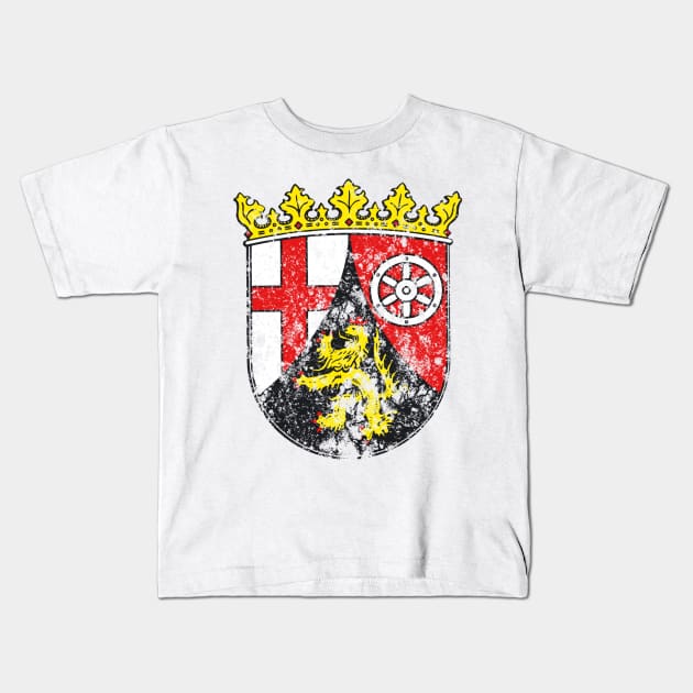 Coat of arms of Rhineland Palatinate Kids T-Shirt by wtaylor72